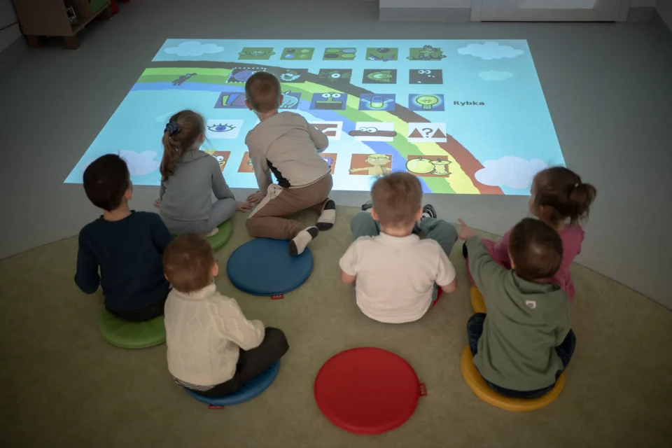 Zajęcia z interaktywną projekcją